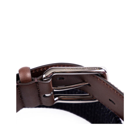 Belt - Wool & Leather blue Armeria Meschieri