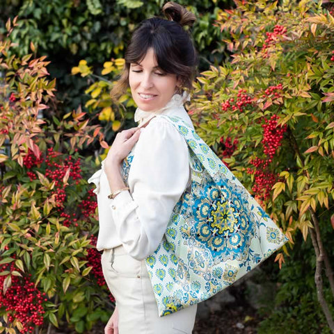 Bag - Fan Torquise Bonfanti