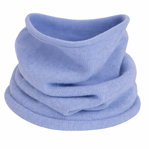 Women's Pure Cashmere Plain Knit Neck Warmer in High Quality Plain Knit - Due Toscani