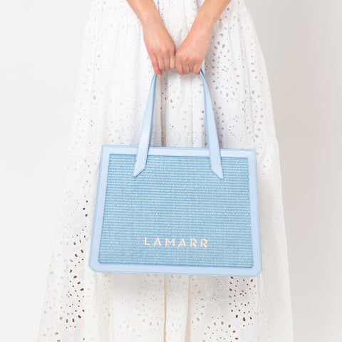 Bag - Beatrix light blue big Lamarr