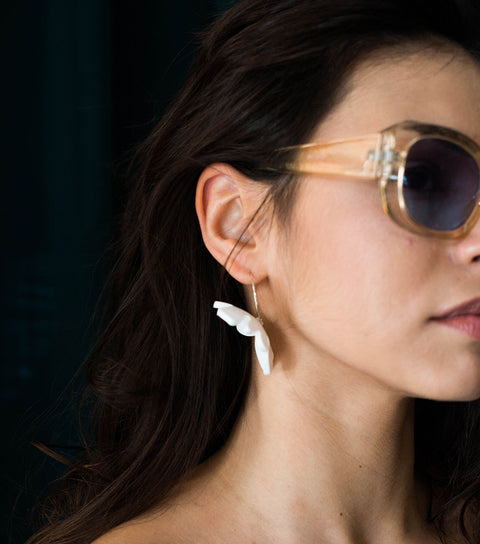 Earrings - Resin Anemone Lidia Mallia