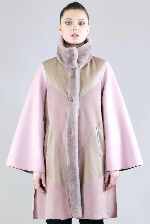 Coat - Art. Cashdouble col. Rosewood Marester