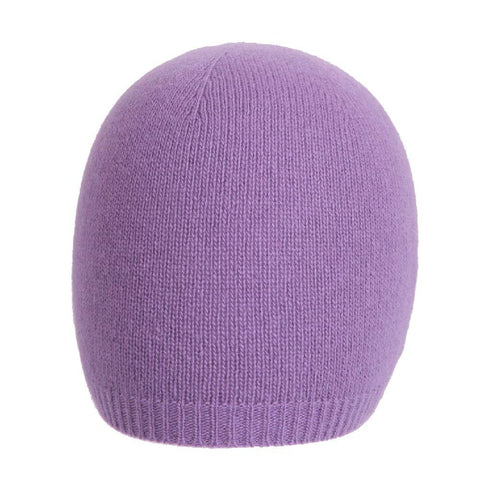 Soft Pure Cashmere Unisex Plain Knit Hat - Due Toscani
