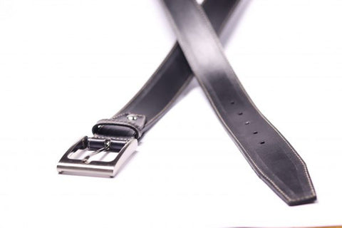 Belt - Art. Cuoio Blu Cuciture Beige Stefano Reda