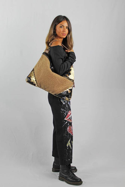 Bag - Pink Paillettes Apiedinudinelparco