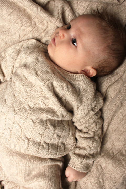 Sweater - Braids wool Cable-knit Maglificio Verona