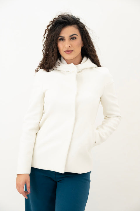 Coat - White Corallo Sartoria