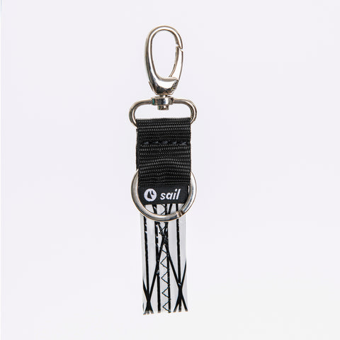 KeyRing - Chio  Black & Laminate Bolina Sail