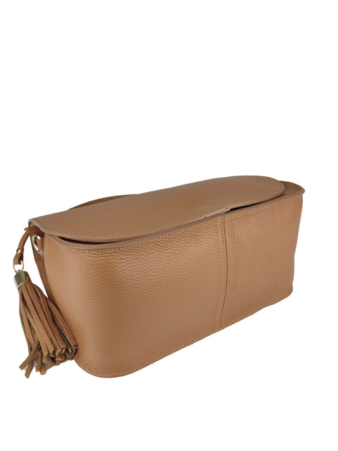 Borsa con nappa decorativa Florence Leather