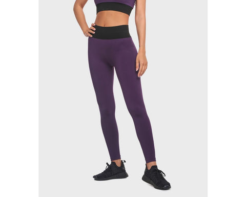 Leggings - Rivingtone Brb Black/ Dark Purple Heart and Soul