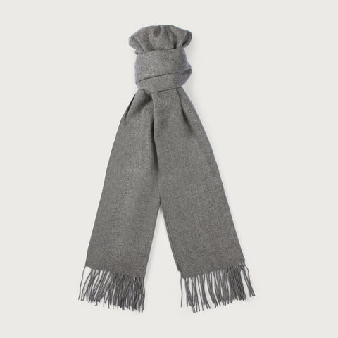 Scarve - Art. Cashmere Scarf Light Grey Nick Bronson