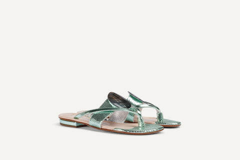 Sandal - Turquoise Green Bottega dell'Artigiano