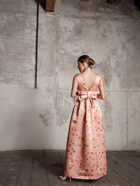 Dress - Mikado Orange Roberta Longo