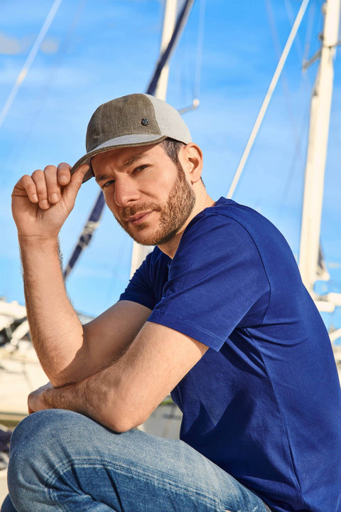 Linen baseball cap Petracci