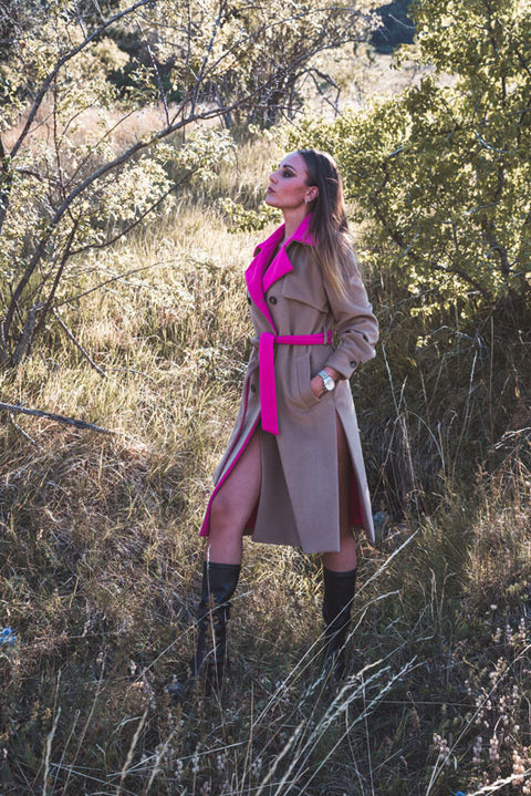 Coat - Double-Breasted Coat Silvia Serafini