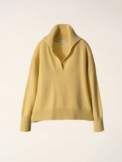 Cashmere Mix Relaxed Polo - Lèmme