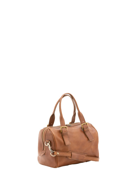 Leather Doctor Bag - Honey - Alessia Firenze