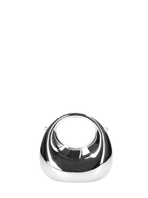 Women's PVC Handbag – Silver - Chiara Ferretti