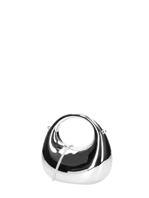 Women's PVC Handbag – Silver - Chiara Ferretti