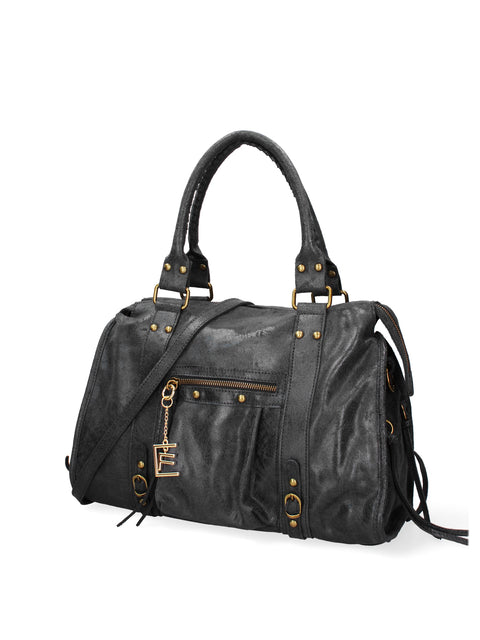 Women's Genuine Leather Bag – Black – Made in Italy - Chiara Ferretti