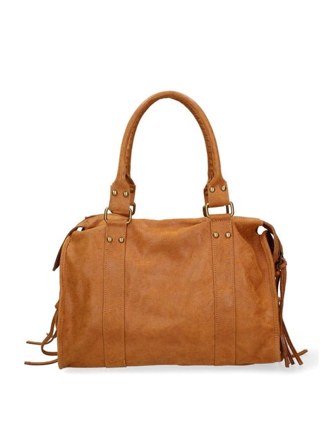 Women's Genuine Leather Bag – Dark Leather – Made in Italy - Chiara Ferretti
