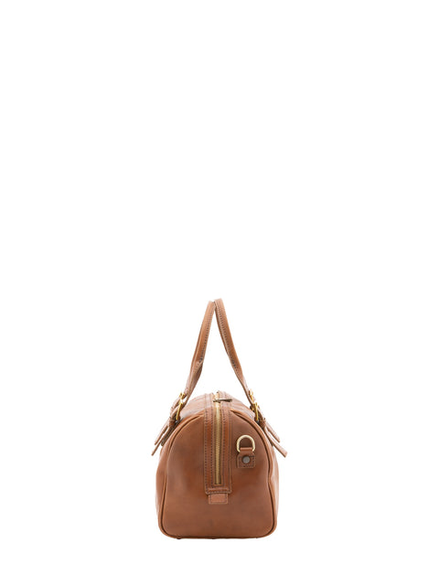 Leather Doctor Bag - Honey - Alessia Firenze