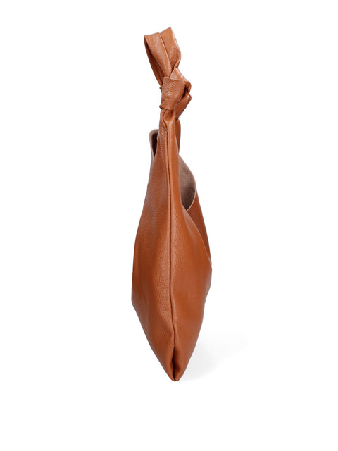 Leather Genuine Leather Leather Shoulder Tote Bag Made in Italy – Scuro - Viola Castellani