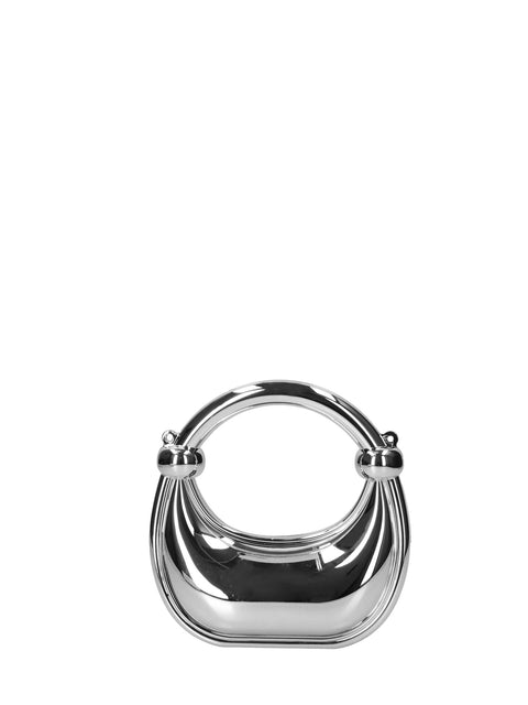 Women's Plastic Handbag – Silver - Chiara Ferretti