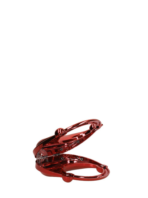 Women's Plastic Handbag – Red - Chiara Ferretti