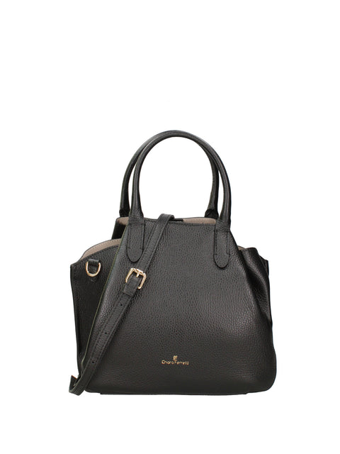 Women's Genuine Dollaro Leather Handbag – Made in Italy - Chiara Ferretti