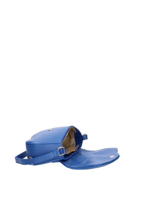 Blue Genuine Leather Leather Shoulder Crossbody Bag Made in Italy – Blueette - Viola Castellani