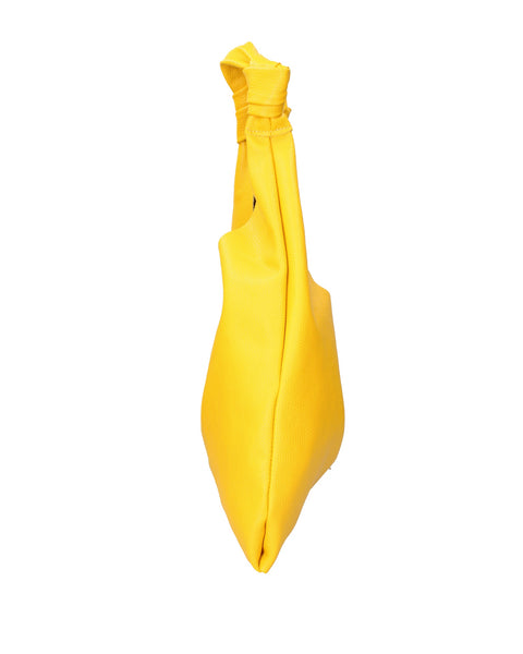 Yellow Genuine Leather Leather Shoulder Tote Bag Made in Italy – Yellow - Viola Castellani