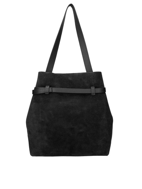 Women's Genuine Leather Handbag – Black – Made in Italy - Chiara Ferretti