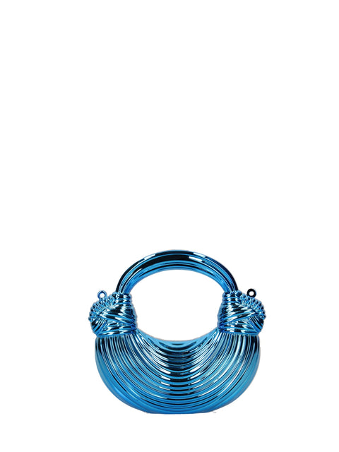 Women's PVC Handbag – Blue - Chiara Ferretti