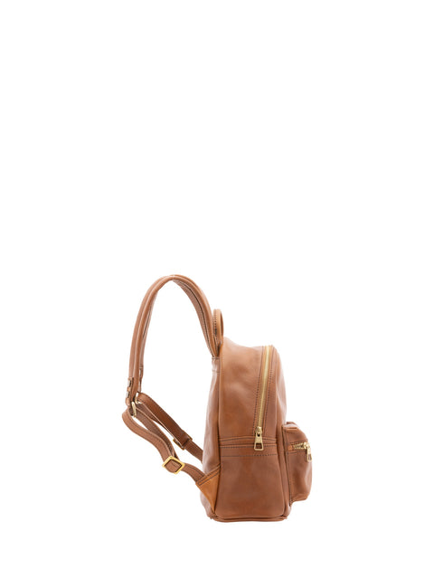 Genuine Leather Backpack for Men & Women - Honey - Alessia Firenze
