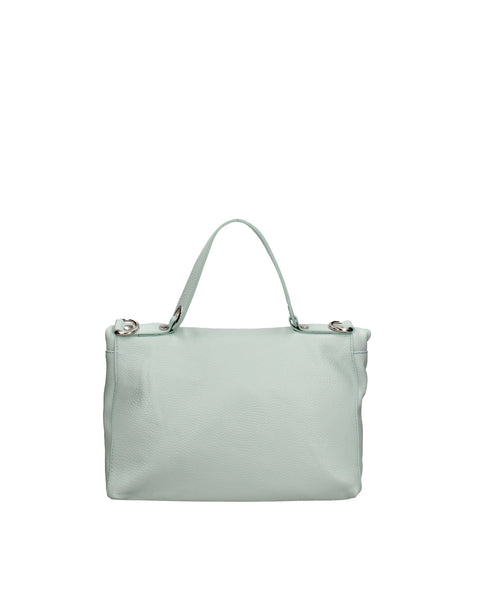 Genuine Leather Convertible Leather Backpack Shoulder Bag Made in Italy – Sky Blue - Viola Castellani