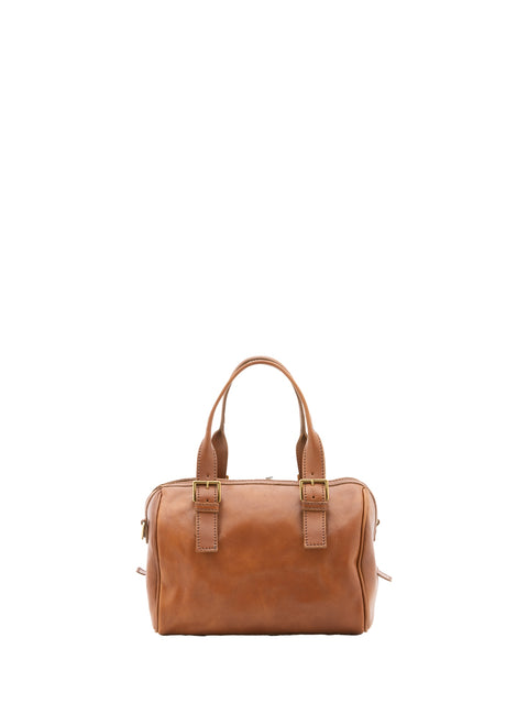 Leather Doctor Bag - Honey - Alessia Firenze