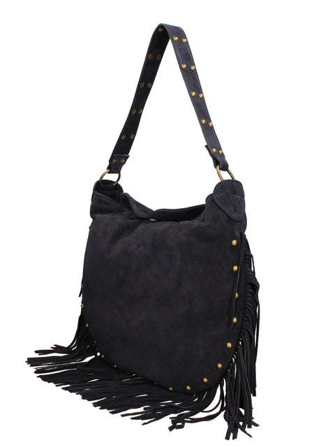 Women's Genuine Leather Handbag – Night Blue – Made in Italy - Chiara Ferretti