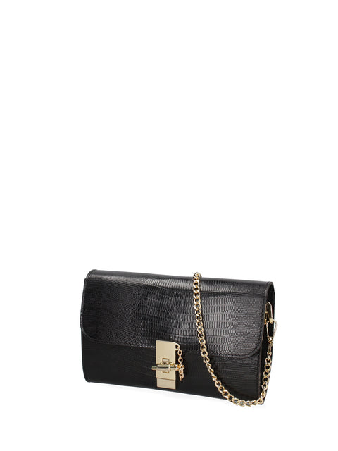 Black Genuine Leather Shoulder Bag Made in Italy – Black - Viola Castellani
