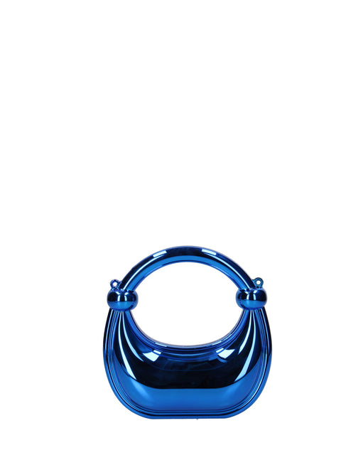 Women's Plastic Handbag – Blue - Chiara Ferretti