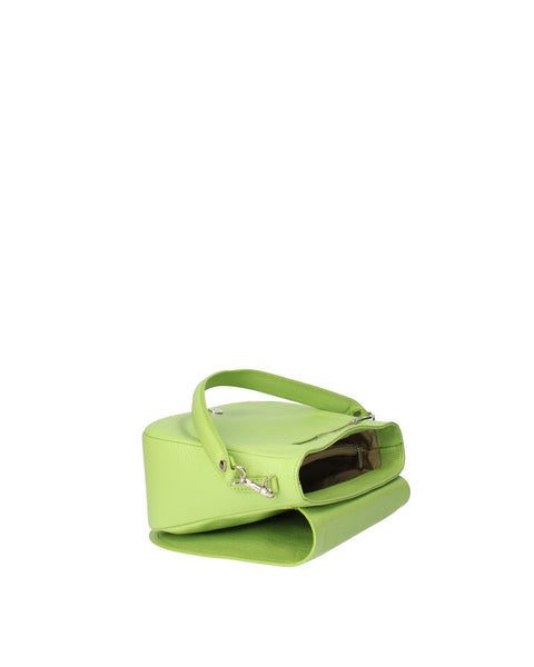 Green Genuine Leather Leather Shoulder Crossbody Bag Made in Italy – Green - Viola Castellani