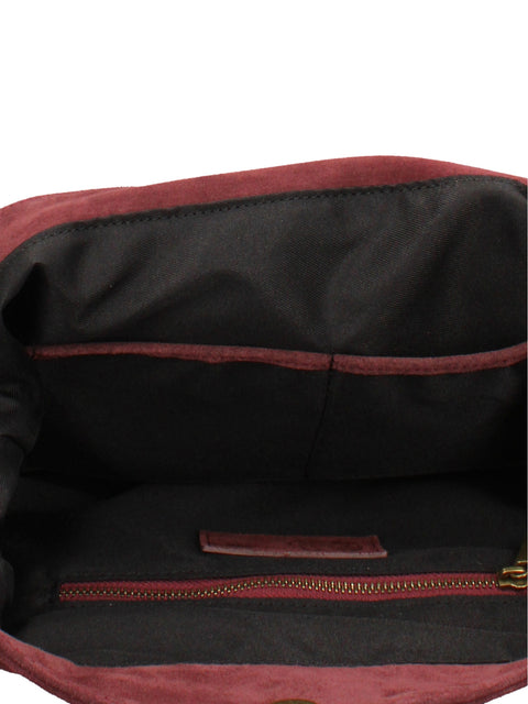 Women's Genuine Leather Handbag – Bordeaux – Made in Italy - Chiara Ferretti