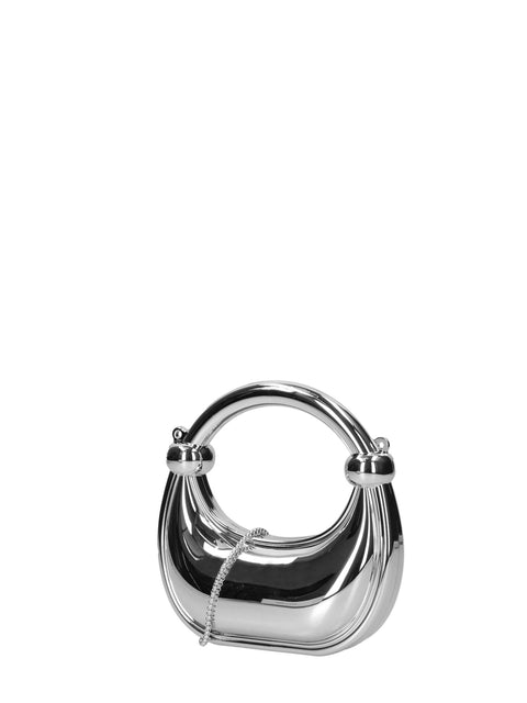 Women's Plastic Handbag – Silver - Chiara Ferretti