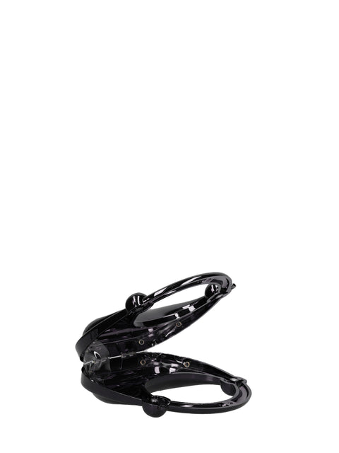 Women's Plastic Bag – Black - Chiara Ferretti