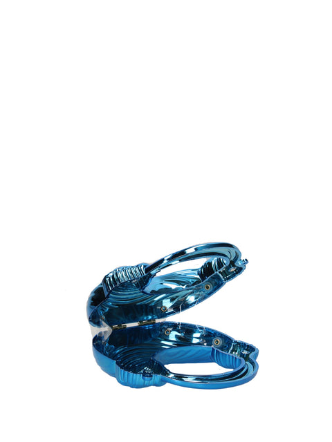 Women's PVC Handbag – Blue - Chiara Ferretti