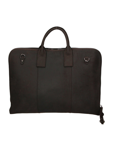 Unisex Saffiano Leather Handbag with Removable Shoulder Strap – Made in Italy - Gave Lux