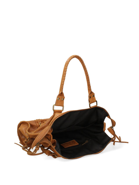Women's Genuine Leather Bag – Dark Leather – Made in Italy - Chiara Ferretti