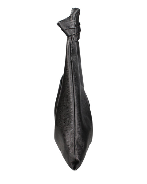 Black Genuine Leather Leather Shoulder Tote Bag Made in Italy – Black - Viola Castellani