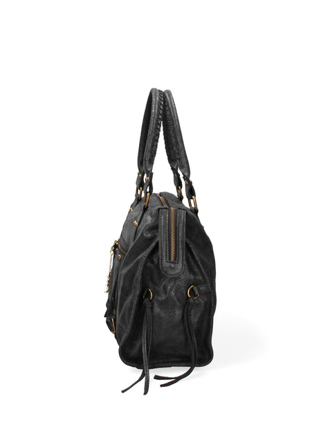 Women's Genuine Leather Bag – Black – Made in Italy - Chiara Ferretti