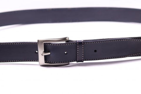 Belt - Art. Cuoio Blu Cuciture Beige Stefano Reda